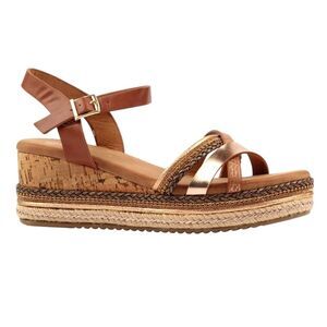 Lunar Womens/Ladies Donna Sandals / Tan